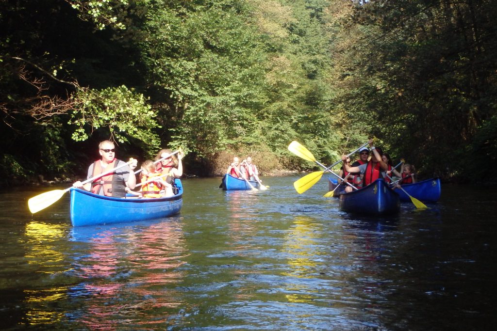 Kanu-Tour auf der Wupper